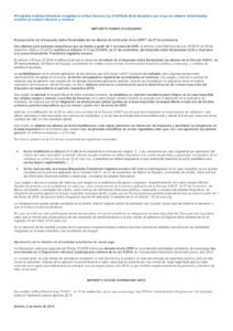 Real Decreto Ley 27/2018 28 diciembre impuesto sociedades y patrimonio